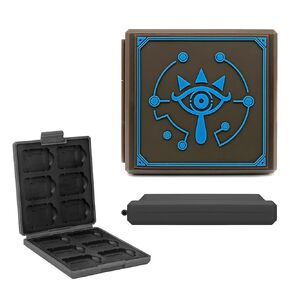 doepeBAE Switch Game Card Case Compatible for Nintendo Switch,Game Card Storage Holder,New Creative Game Card Storage Box,Large Capacity Switch Game Card Organizer (16 Card Slots Z Black)