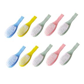 ERINGOGO 10pcs Small Hair Brush Household Baby Hair Brush Household Hair Scalp Grooming Comb Scalp Massage Brush Plastic Baby Brush Scalp Comb Infant Newborn Pp Lanugo Hair Comb, 13.5X3.9CM