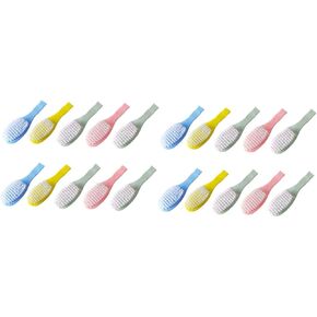 20 Pcs Small Hair Brush Shampoo Brush Newborn Hair Comb for Hair Infant Brush Infant Scalp Brush Hair Washing Brush Infant Hair Brush Newborn Brush Major Baby Nail Brush Pp