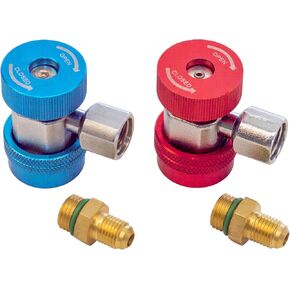 OEMTOOLS 24396 R134A AC Manual Quick Coupler Set