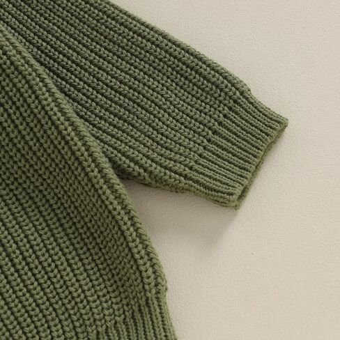 Toddler Baby Girl Boy Christmas Outfit Embroidery Crewneck Sweater Long Sleeve Knit Pullover Top Winter Clothes in Kuwait