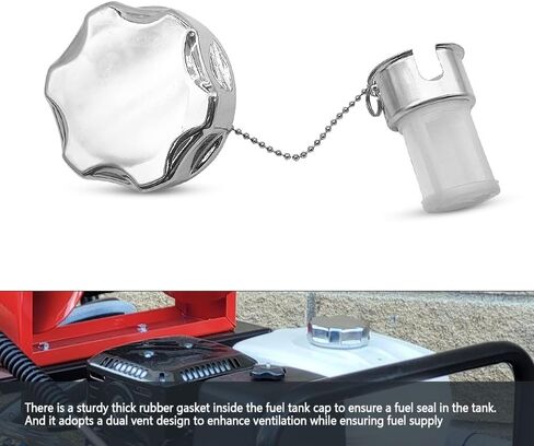 17620-Z4H-900 Metal Gas Cap King Size Fit for Honda GX160 GX200 GX270 GX390 for Predator 196cc 212cc engine for Coleman CT200U CT200UEX BT200X Fuel Tank Lid Cap Replacement 17620Z4H900 in Kuwait