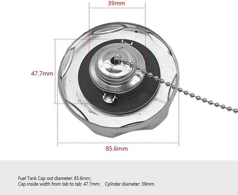 17620-Z4H-900 Metal Gas Cap King Size Fit for Honda GX160 GX200 GX270 GX390 for Predator 196cc 212cc engine for Coleman CT200U CT200UEX BT200X Fuel Tank Lid Cap Replacement 17620Z4H900 in Kuwait