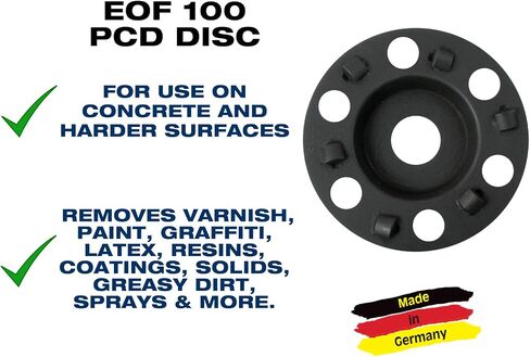 C.S. Unitec Electric Paint Stripper - Paint Stripper for Wood, Metal, Concrete, Decks, Siding, More - EOF 100 Carbide Paint Remover Machine Removes: Dry Paint, Varnish, Latex, More - Made in Germany in Saudi Arabia