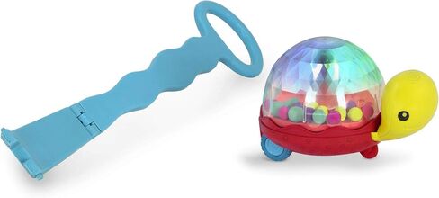 B. toys – Ball Popper & Walker – Push Toy for Baby, Toddler – Light-Up Turtle Toy for Crawling Or Walking – Removable Handle – 1 Year + – Walk 'n' POP! in Saudi Arabia