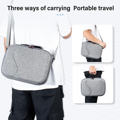 Large Carrying Case for Meta Quest 3S/3, Hard Travel Case Compatible With BOBOVR S3 Pro/KIWI Design Battery Head Strap, Controller and Accessory, Portable Hard Shell Bag, Black in Kuwait
