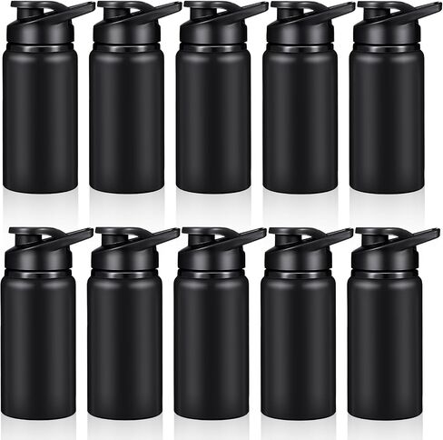 10 Pieces 20oz Reusable Aluminum Water Bottles Bulk Multicolor Outdoor Sports Water Bottles Multipack Travel Bottles for Gym, Hiking, Cycling, Camping, Fishing, Snap Lid in Saudi Arabia
