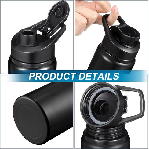 10 Pieces 20oz Reusable Aluminum Water Bottles Bulk Multicolor Outdoor Sports Water Bottles Multipack Travel Bottles for Gym, Hiking, Cycling, Camping, Fishing, Snap Lid in Saudi Arabia