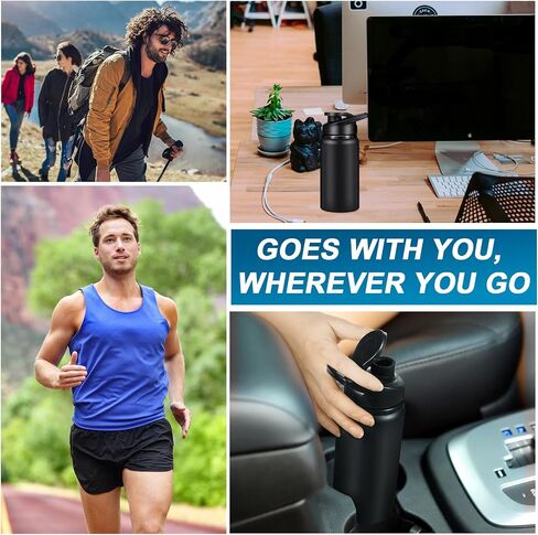10 Pieces 20oz Reusable Aluminum Water Bottles Bulk Multicolor Outdoor Sports Water Bottles Multipack Travel Bottles for Gym, Hiking, Cycling, Camping, Fishing, Snap Lid in Saudi Arabia