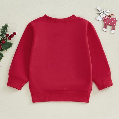 MAYUMMPY Toddler Girls Boys Christmas Outfit Crewneck Sweatshirts Long Sleeve Tops Shirt Pullovers Sweater Fall Clothes in Kuwait