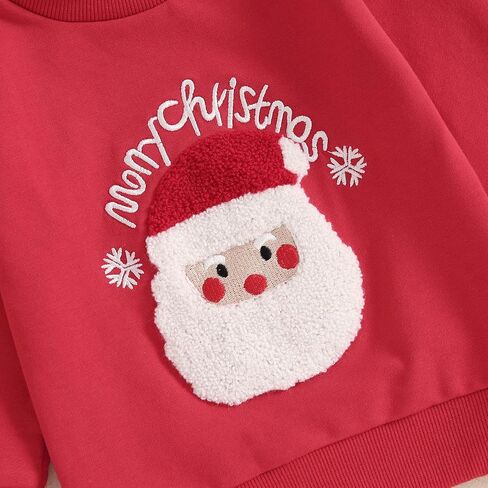MAYUMMPY Toddler Girls Boys Christmas Outfit Crewneck Sweatshirts Long Sleeve Tops Shirt Pullovers Sweater Fall Clothes in Kuwait