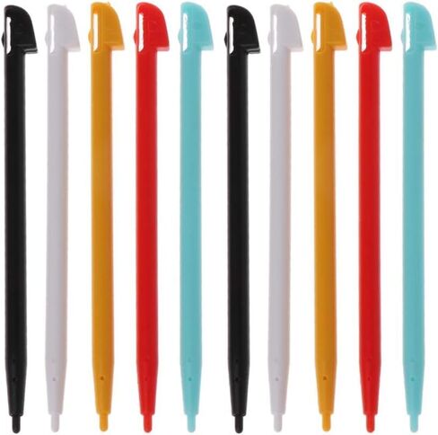 10Pcs Stylish Color Touch Stylus Pen Compatible for Wii U WIIU Gamepad Console Wii U Controllers Accessories in Saudi Arabia