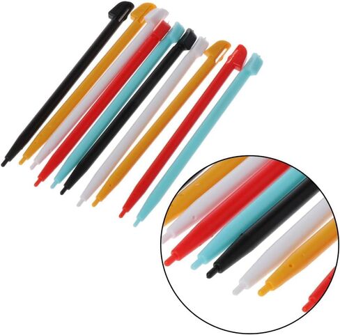 10Pcs Stylish Color Touch Stylus Pen Compatible for Wii U WIIU Gamepad Console Wii U Controllers Accessories in Saudi Arabia