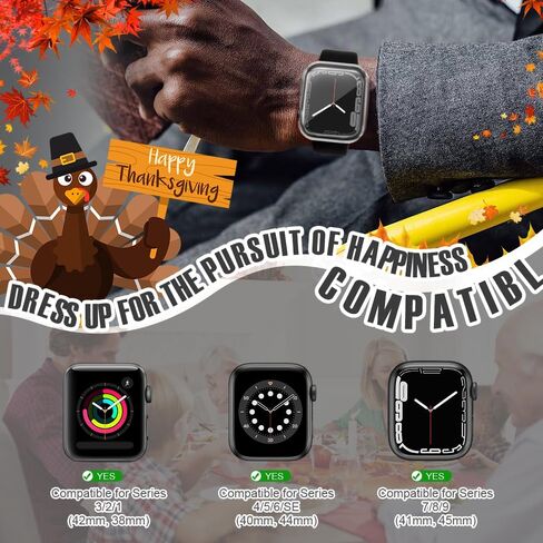 top4cus 42mm (Series 10) Cover Soft TPU Anti-Scratch Lightweight 42mm Iwatch Case All-Around Screen Protector, Optional Cases Compatible with Apple Watch Series 9/8/7/6/SE/SE2/5/4/3/2/1 - Dark Green in Kuwait