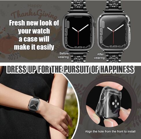 top4cus 42mm (Series 10) Cover Soft TPU Anti-Scratch Lightweight 42mm Iwatch Case All-Around Screen Protector, Optional Cases Compatible with Apple Watch Series 9/8/7/6/SE/SE2/5/4/3/2/1 - Dark Green in Kuwait