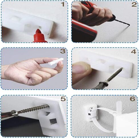 مجموعة مرساة حائطية لسلامة الأطفال من ميسي مكونة من 15 قطعة من أشرطة الأثاث المقاومة للطرف والقابلة للتعديل | مجموعة شديدة التحمل مضادة للطرف لخزانة رف الكتب in Kuwait