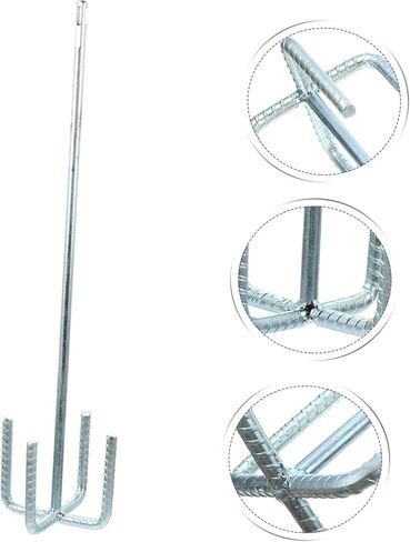 Homoyoyo Drywall Mud Mixing Wand Drill Mixer Drill Attachment Paddle Drill Bits for Concrete Power Tools Concrete Tools Drywall Mud Mixer Sticks Mixer Head 45# Steel Electric Mixer Drill in Saudi Arabia