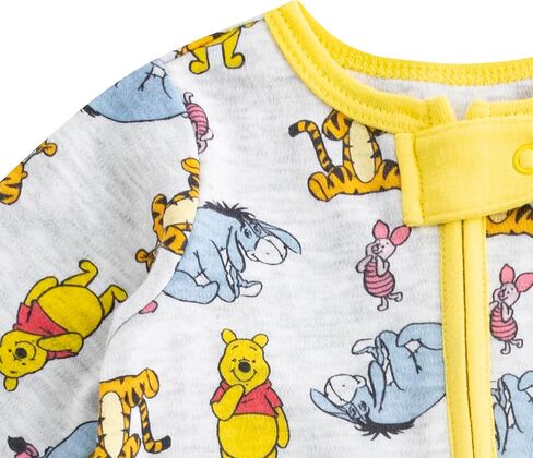 Disney Winnie the Pooh Baby Boys 2 Pack Sleep 'N Play Coveralls Footies for Newborn and Infant in Saudi Arabia
