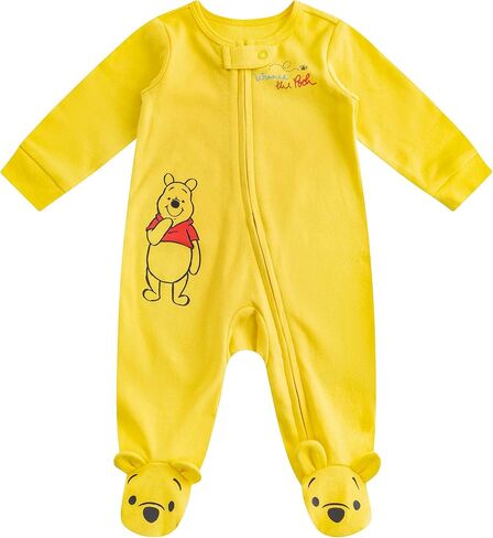 Disney Winnie the Pooh Baby Boys 2 Pack Sleep 'N Play Coveralls Footies for Newborn and Infant in Saudi Arabia