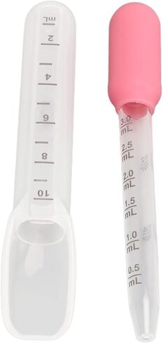 Baby Liquid Medicine Dropper Food Grade Soft Silicone Design Oral Medicine Baby Dispenser Kit (Pink) in Saudi Arabia