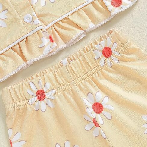 Christmas Pajamas For Kids Toddler Girl Pjs Long Sleeve Button Down Infant Baby Matching Pjs Lounge Set in Saudi Arabia