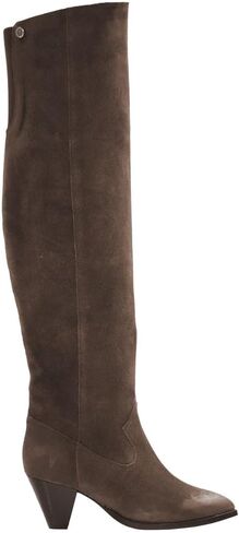 Frye Women's June Over The Knee Boot, Chocolate - 9M in Saudi Arabia