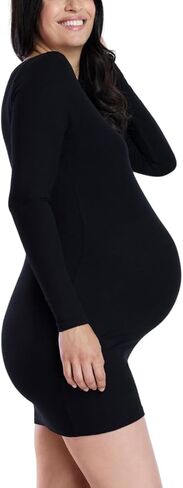 فستان حمل قصير بأكمام طويلة للنساء من Motherhood Maternity in Saudi Arabia
