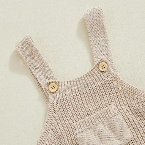 Infant Baby Girl Boy Fall Winter Sweater Romper Pants Knit Jumpsuit Overall One Piece Outfit Clothes in Saudi Arabia