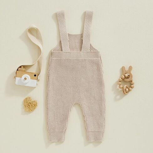 Infant Baby Girl Boy Fall Winter Sweater Romper Pants Knit Jumpsuit Overall One Piece Outfit Clothes in Saudi Arabia
