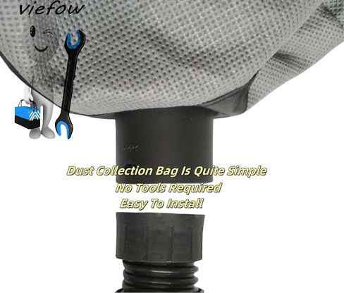 حقيبة تجميع الغبار تناسب حقيبة تجميع آلة طحن الجدران الخالية من الغبار، حقيبة تجميع الغبار الكهربائية لصنفرة الحوائط الجافة، مرفق أداة صنفرة الحوائط الجافة، ملحقات DIY in Kuwait