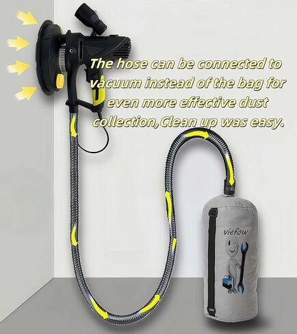 حقيبة تجميع الغبار تناسب حقيبة تجميع آلة طحن الجدران الخالية من الغبار، حقيبة تجميع الغبار الكهربائية لصنفرة الحوائط الجافة، مرفق أداة صنفرة الحوائط الجافة، ملحقات DIY in Kuwait