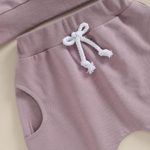 Baby Girl Fall Clothes Set Long Sleeve Letter Print Sweatshirt Pants Toddler Infant Outfits 3 6 12 18 24 Months 2T in Saudi Arabia
