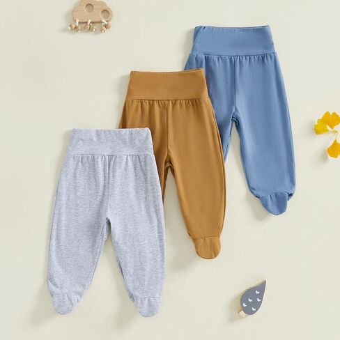 3Packs Unisex Baby Pants Newborn Baby Clothes Toddler Baby Pants Baby Soft Cotton Pants Fall Winter Outfit in Saudi Arabia