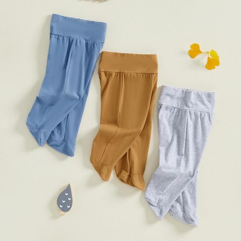 3Packs Unisex Baby Pants Newborn Baby Clothes Toddler Baby Pants Baby Soft Cotton Pants Fall Winter Outfit in Saudi Arabia