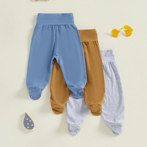 3Packs Unisex Baby Pants Newborn Baby Clothes Toddler Baby Pants Baby Soft Cotton Pants Fall Winter Outfit in Saudi Arabia