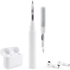 Airpod Cleaner Kit, Earbud Cleaning Kit for Airpods Pro 1 2 3, Phone Cleaner Kit with Brush for Bluetooth Earbuds Cleaner, Wireless Earphones,iPhone,Laptop, Charging Box.
