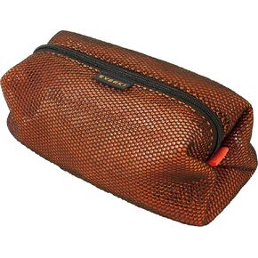 Everki Travel Cord Organizer Mesh Pouch Bag - Mesh Cable Organizer Bag with Zipper, Universal Electronics Purse Pouches for Inside Purse Case for Laptop Adapter, Carry On Packing Essentials, Orange