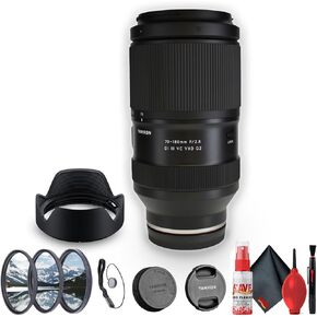 Tamron 70-180mm f/2.8 Di III VC VXD G2 Lens for (Sony E) Full Frame Mirrorless Cameras (AFA065S-700) + Filter Kit + Cap Keeper + Cleaning Kit