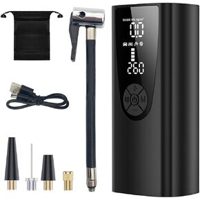 Wireless Portable Tire Air Compressor for Car - Upgrade Multiple Modes 22000mAh Tire Inflator 150 PSI High-Speed Inflation Pump Digital Air Compressor Tire Inflator Emergency Light-Black
