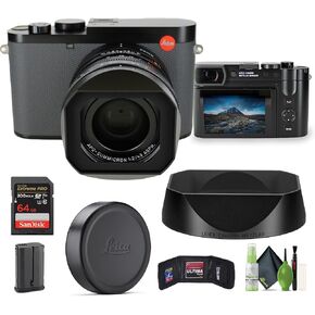 Leica Q3 43 Compact Digital Camera (19084) 60MP Full-Frame BSI CMOS Sensor, APO-Summicron 43mm f/2 ASPH. Lens, 8K Video Recording + 64GB SD Card+ Cleaning Kit and More