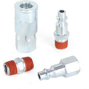 HW HAMWOO 4-Piece 1/4-Inch Industrial Quick Coupler Kit