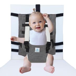 Wonder Space Safety Seat Harness for Baby, Upgraded Extra Breathable & Soft Polyster for Baby's Delicate Skin, Universal Chairs Fit for Travel & Home Dining, Portable Infant Feeding Baby Gear (Pink)