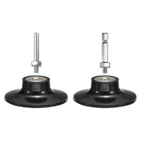 HARFINGTON 2Pack 3" Disc Pad Holder Quick Change Discs 1/4" Shank Holder Mandrel for Die Grinder Sanding and Conditioning Discs, Black
