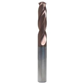 1/4 Dia. Solid Carbide Micro Long Flute Drill Bits,Straight Shank,Drilling Milling for Hardened Steels Iron Stainless Steel Aluminum (1/4 Dia-1.57 Max.Dp.-3.15 OAL)