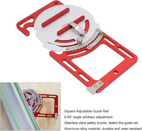 Square Guide Rail Woodworking Decoration Circul Rail Carpentry Alloy Circular Angle Alloy Alloy Masonry Saws in Saudi Arabia