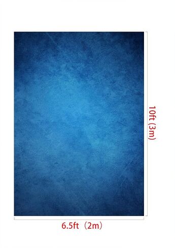 Kate 5×7ft Blue Portrait Photography Backdrop Abstract Photo Background for Photographer Video Pictures Photo Studio Prop Fabric in Saudi Arabia