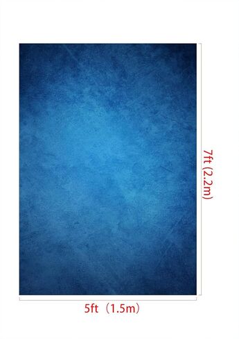 Kate 5×7ft Blue Portrait Photography Backdrop Abstract Photo Background for Photographer Video Pictures Photo Studio Prop Fabric in Saudi Arabia