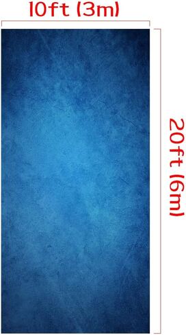 Kate 5×7ft Blue Portrait Photography Backdrop Abstract Photo Background for Photographer Video Pictures Photo Studio Prop Fabric in Saudi Arabia