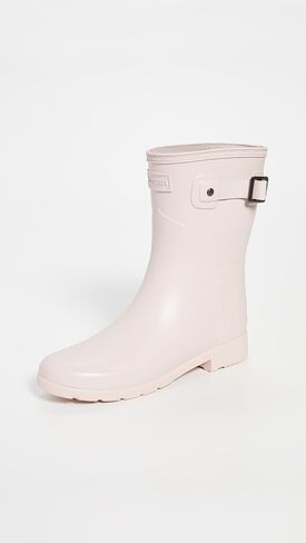 Hunters Boots Women's Refined Short Matte Boots, Echo, Pink, 10 Medium US in Saudi Arabia