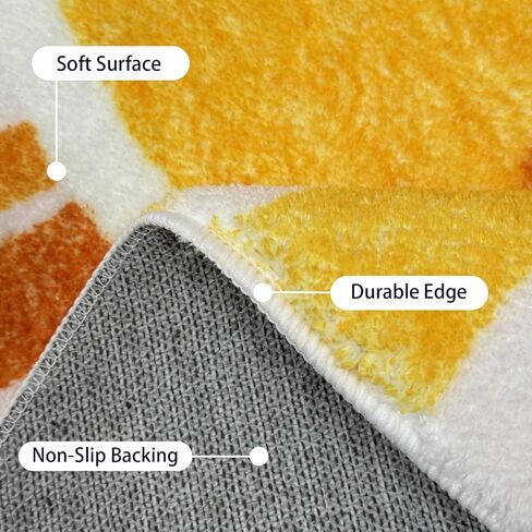 Kids Rug Boho Sun Play Mat 4Ft Round Sunshine Bedroom Carpet for Boys Girls Circle Nursery Mat Playroom Rug for Children Washable Sun Area Rug for Classroom Living Room Orange Yellow Rug in Saudi Arabia